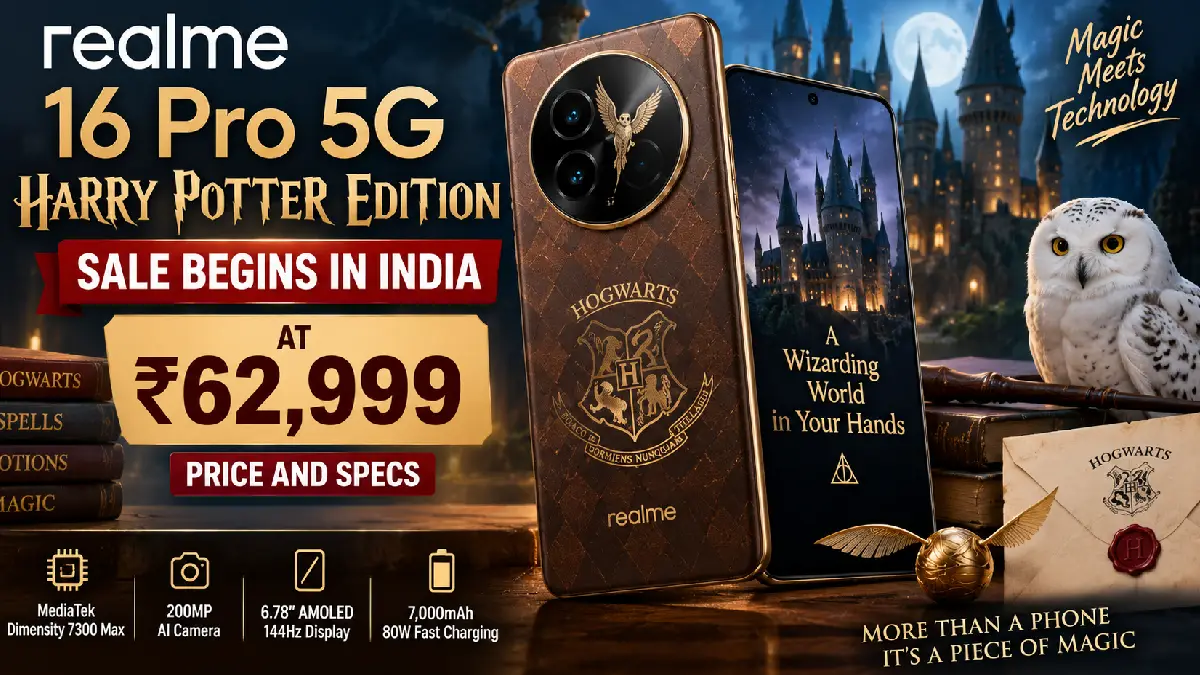 Realme 16 Pro 5G Harry Potter Edition Sale Begins in India at ₹62,999: Price and Specs