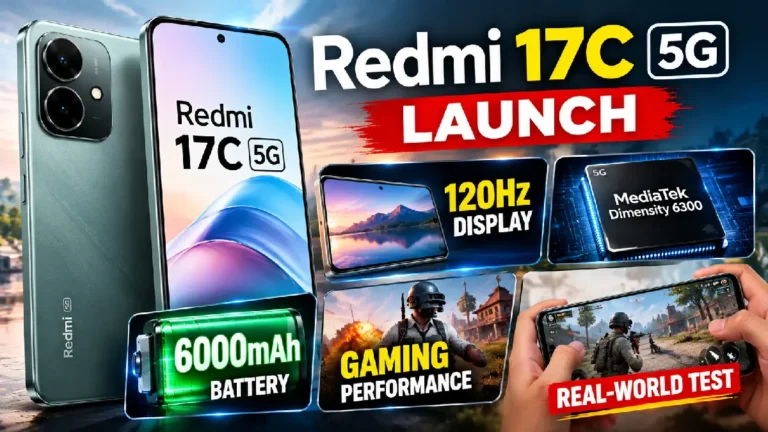 Redmi 17C 5G Launch: 120Hz Display, Gaming Performance & Real-World Test