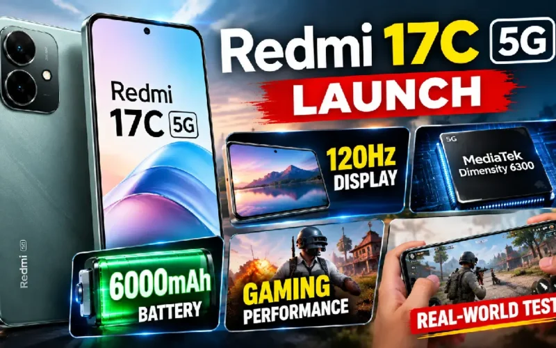 Redmi 17C 5G Launch: 120Hz Display, Gaming Performance & Real-World Test