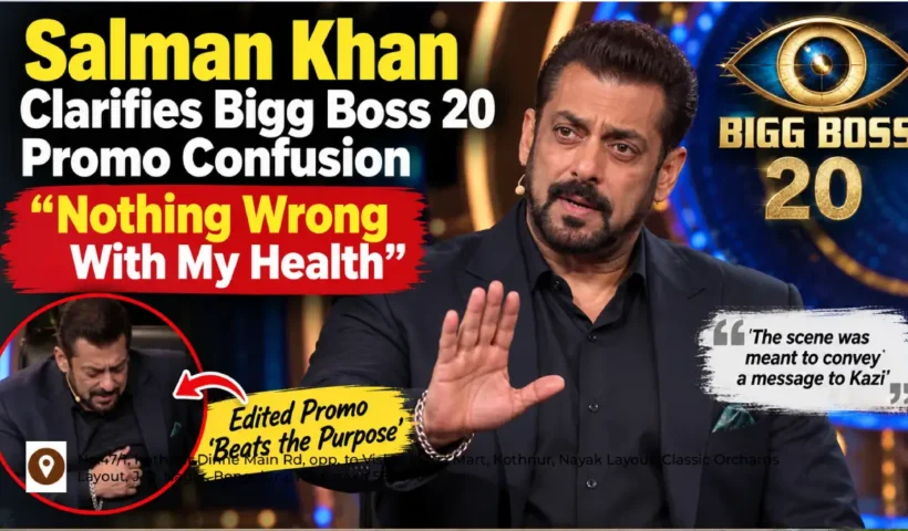 Salman Khan Clarifies Bigg Boss 20 Promo Confusion: “Nothing Wrong With My Health”