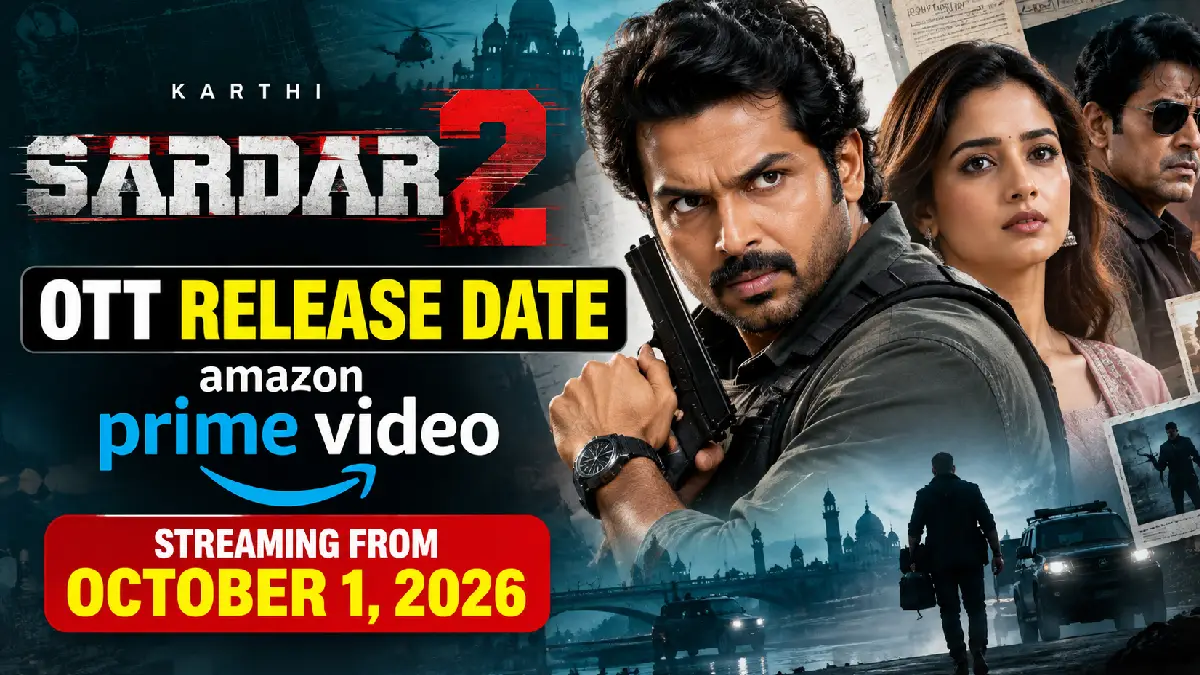 Sardar 2 OTT Release Date: Karthi, Ashika Ranganath Film on Prime Video
