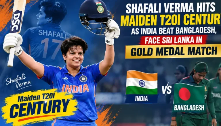 Shafali Verma Hits Maiden T20I Century as India Beat Bangladesh, Face Sri Lanka in Gold Medal Match