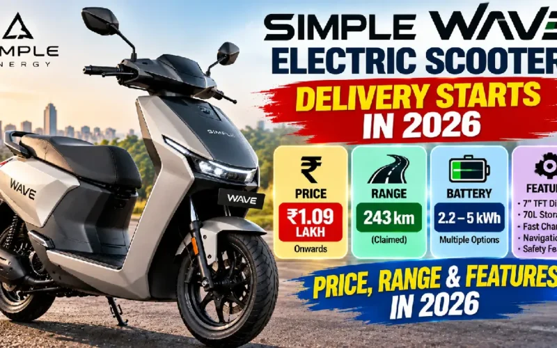 Simple Wave Electric Scooter Delivery Starts: Price, Range & Features in 2026