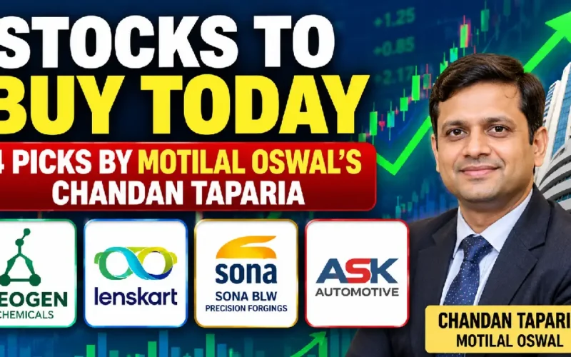 Stocks To Buy Today: 4 Picks By Motilal Oswal’s Chandan Taparia