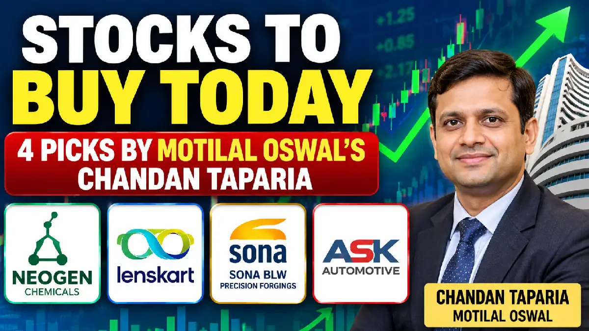 Stocks To Buy Today: 4 Picks By Motilal Oswal’s Chandan Taparia