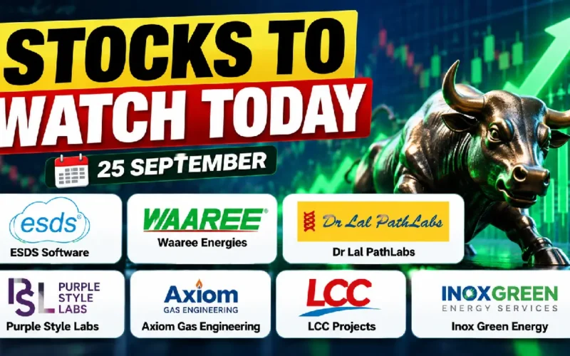 Stocks to Watch Today: ESDS Software, Waaree Energies, Dr Lal PathLabs in Focus