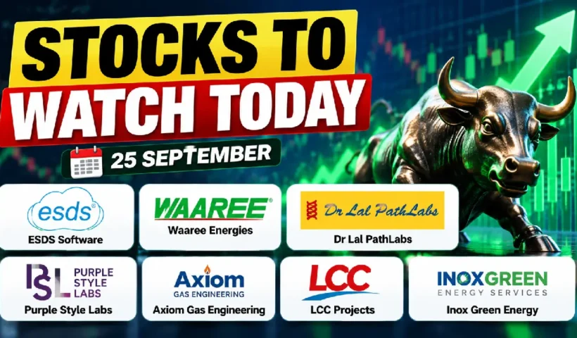 Stocks to Watch Today: ESDS Software, Waaree Energies, Dr Lal PathLabs in Focus