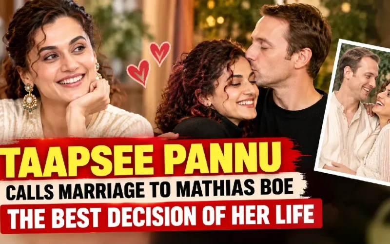 Taapsee Pannu Calls Marriage to Mathias Boe the Best Decision of Her Life