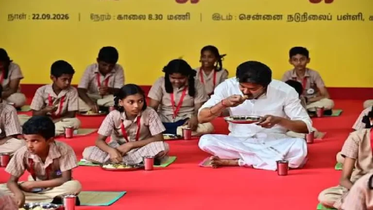 Tamil Nadu CM Vijay Expands Breakfast Scheme, Eats With Students