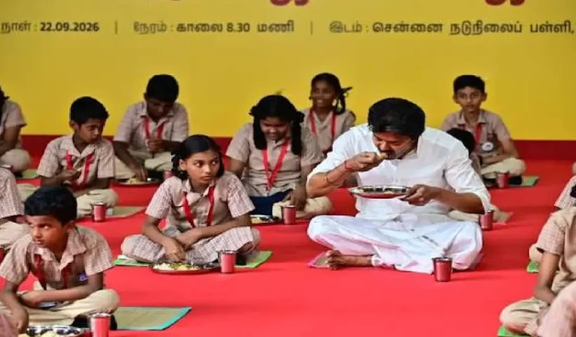 Tamil Nadu CM Vijay Expands Breakfast Scheme, Eats With Students
