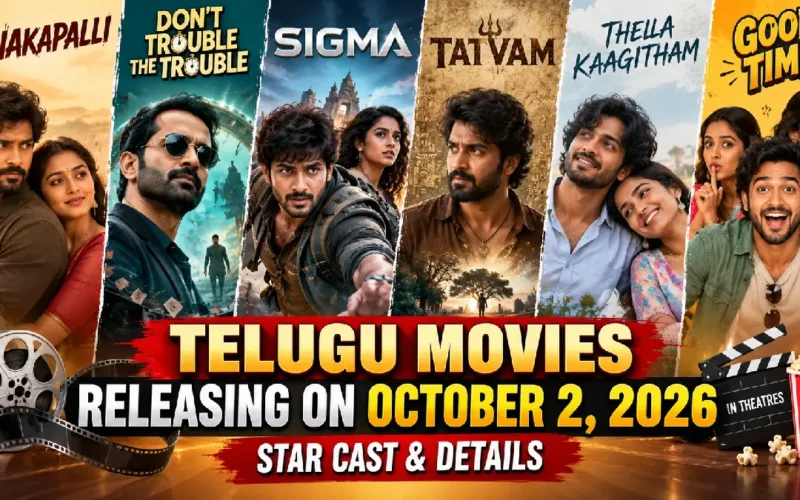 Telugu Movies Releasing on October 2, 2026: Star Cast & Details