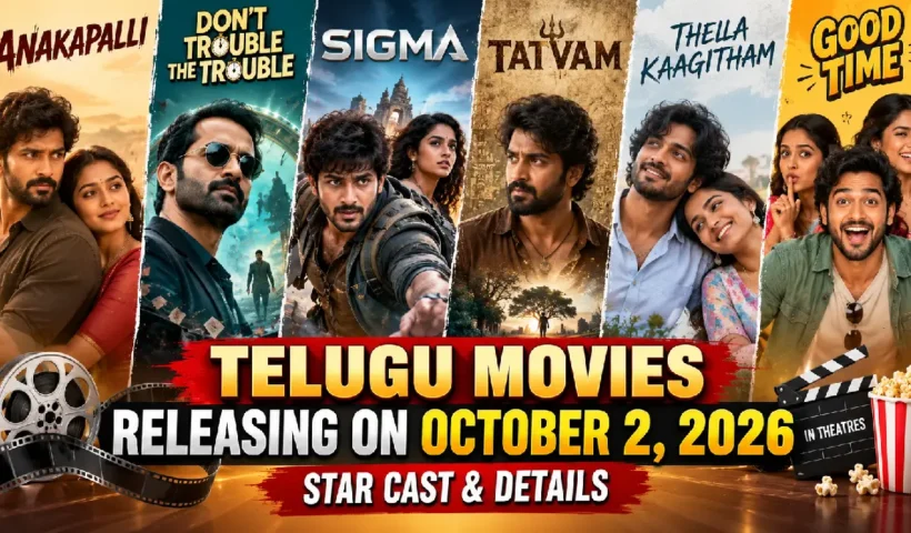 Telugu Movies Releasing on October 2, 2026: Star Cast & Details