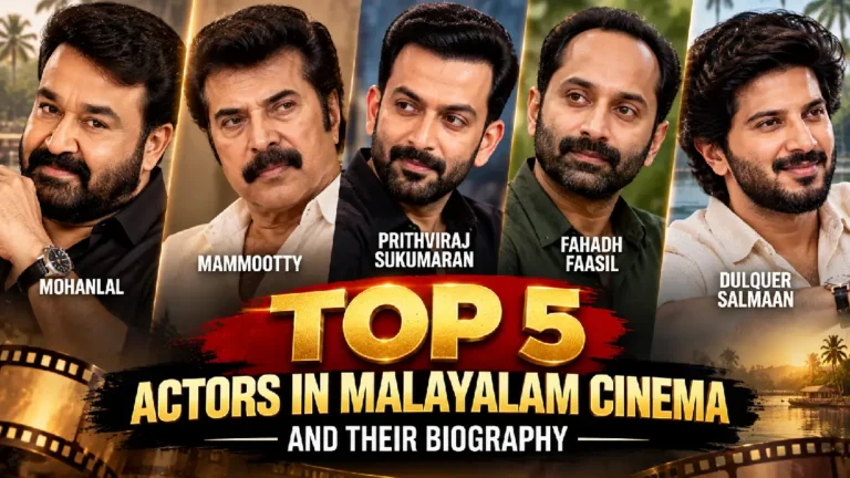 Top 5 Actors in Malayalam Cinema (Mollywood): Biography, Career and Popular Films
