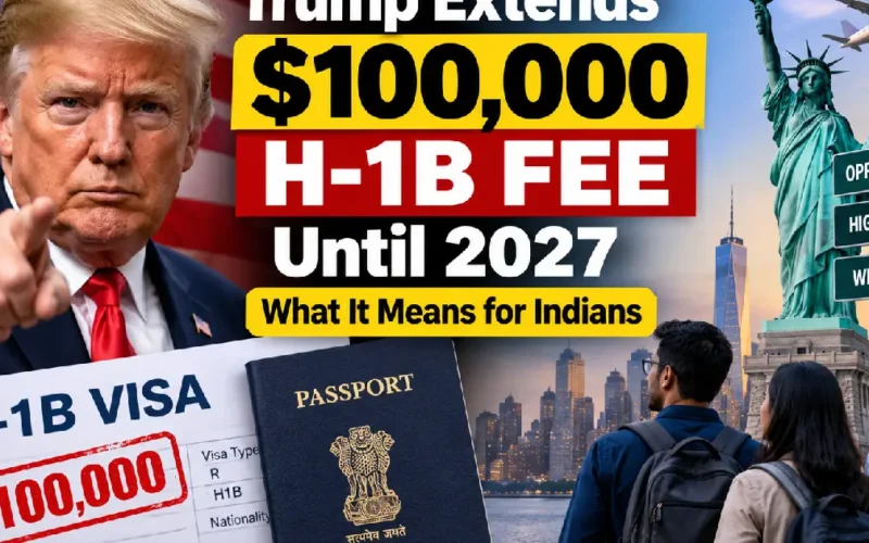 Trump Extends $100,000 H-1B Fee for Another Year: What It Means for Indian Tech Workers