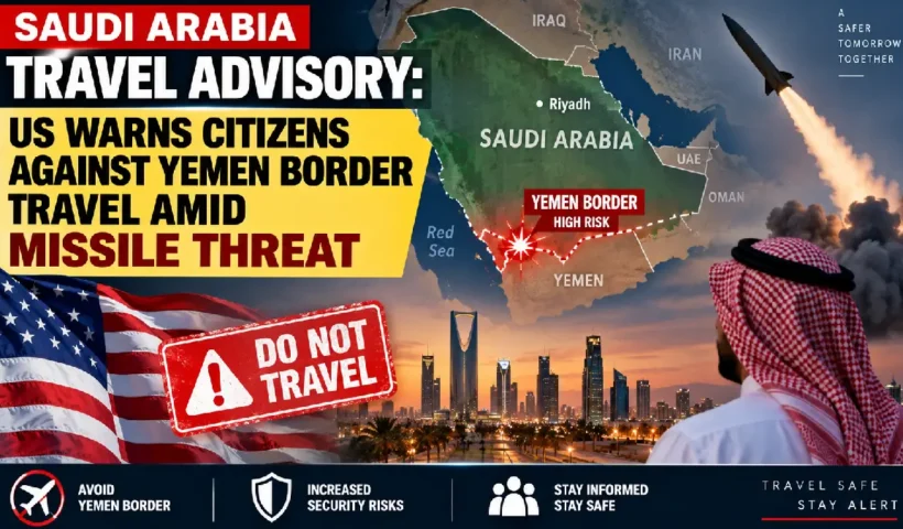 Saudi Arabia Travel Advisory: US Warns Citizens Against Yemen Border Travel Amid Missile Threat