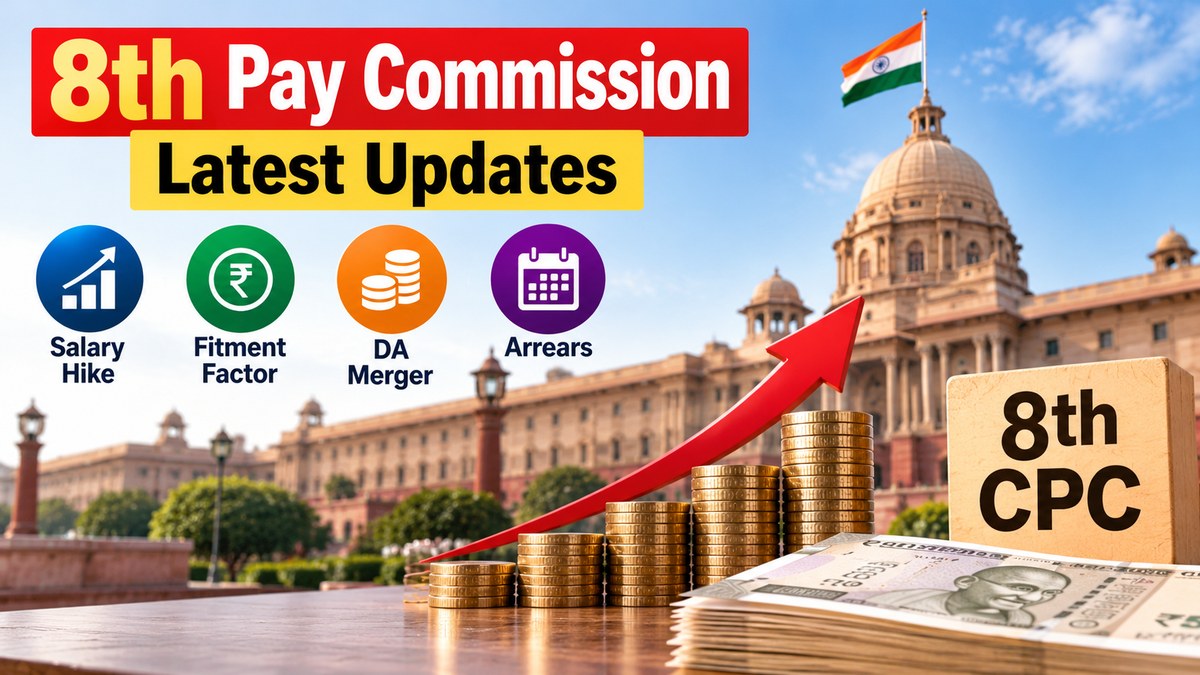 8th Pay Commission Update: Salary Hike, Fitment Factor, DA Merger and Diwali Arrears — What Is Confirmed?