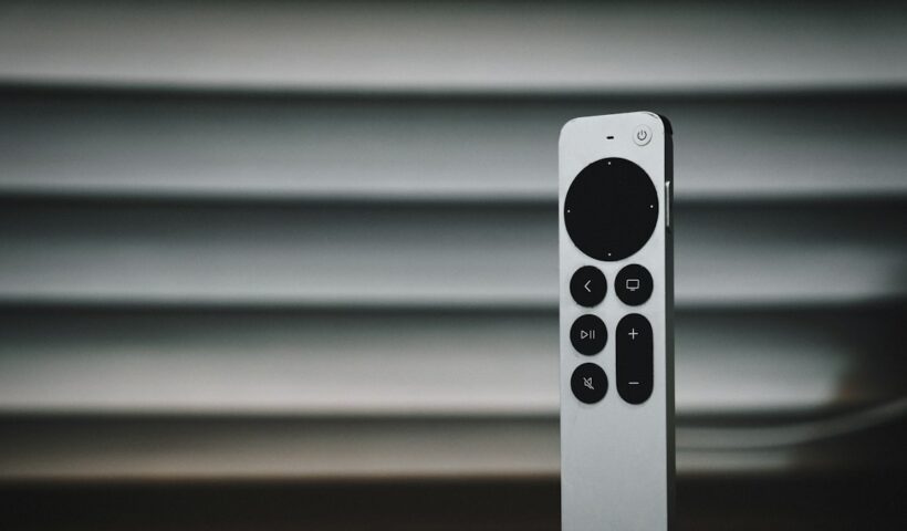 Smart home remote control technology illustrating connected home automation