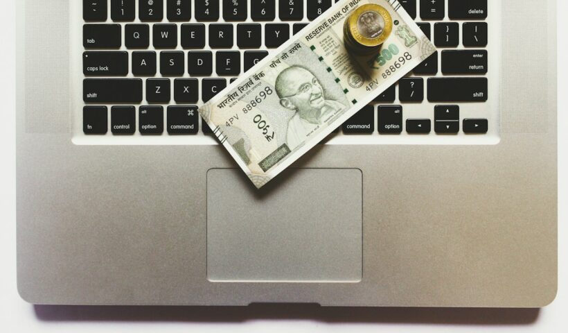 Indian rupee currency representing provident fund savings and balance checking
