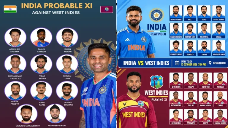 India vs West Indies T20I in Bengaluru Today: Squad List and Player Backgrounds
