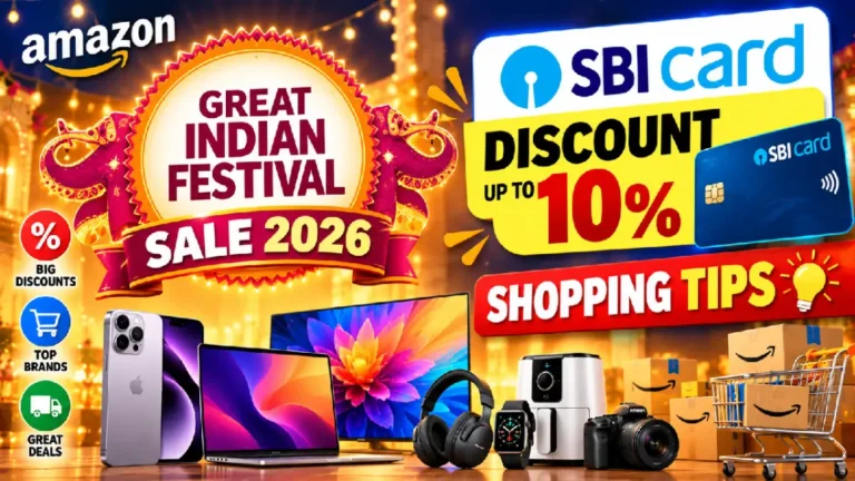 Amazon Great Indian Festival Sale 2026: SBI Card Discount & Shopping Tips