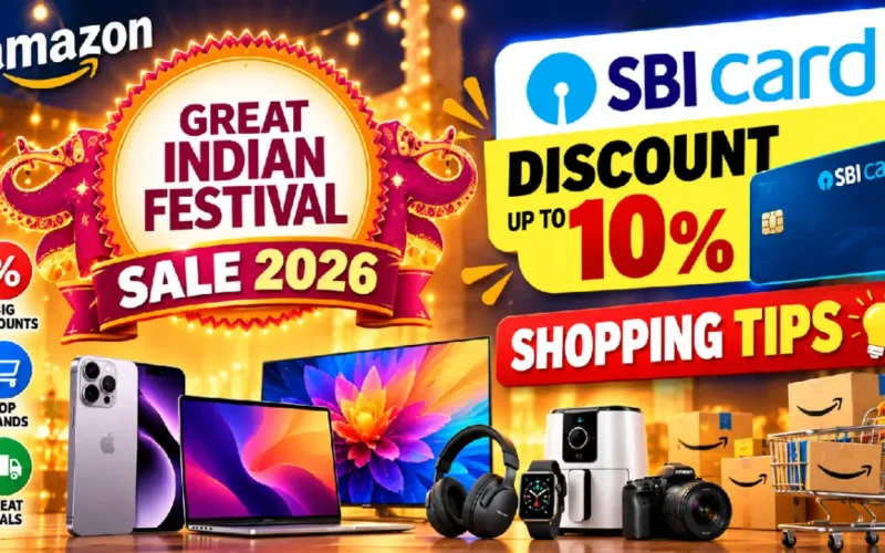 Amazon Great Indian Festival Sale 2026: SBI Card Discount & Shopping Tips