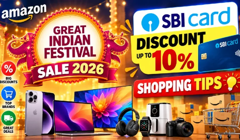 Amazon Great Indian Festival Sale 2026: SBI Card Discount & Shopping Tips