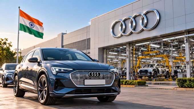 Audi Considers Local Manufacturing of Electric Cars in India