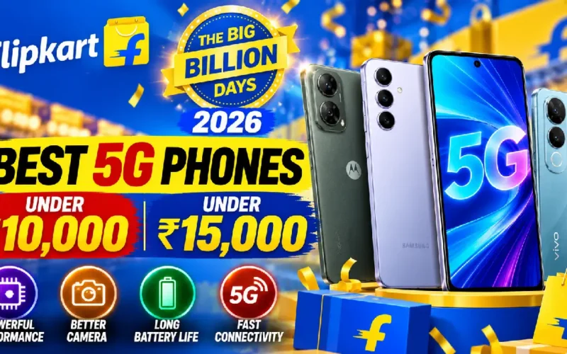 Flipkart Sale 2026: Best 5G Phones Under ₹10,000 & ₹15,000