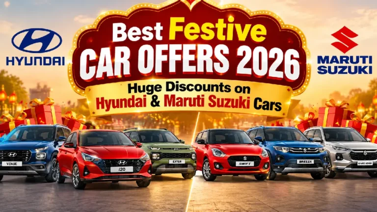 Best Festive Car Offers 2026: Huge Discounts on Hyundai & Maruti Suzuki Cars
