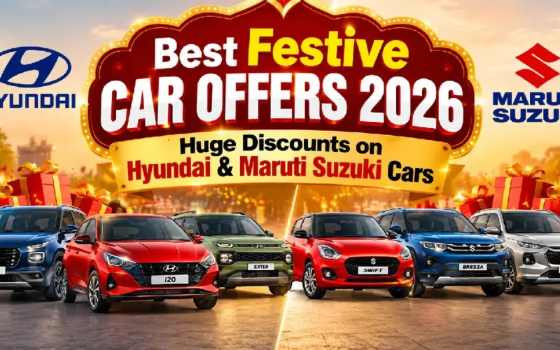 Best Festive Car Offers 2026: Huge Discounts on Hyundai & Maruti Suzuki Cars
