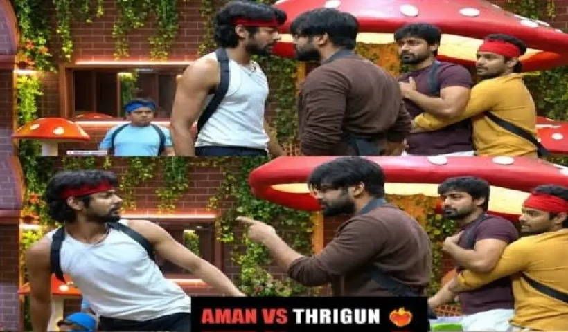Bigg Boss Telugu 10: Aman, Thrigun Physical Fight During Task, Internet Reacts