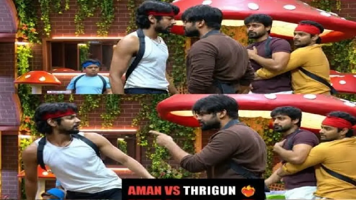 Bigg Boss Telugu 10: Aman, Thrigun Physical Fight During Task, Internet Reacts