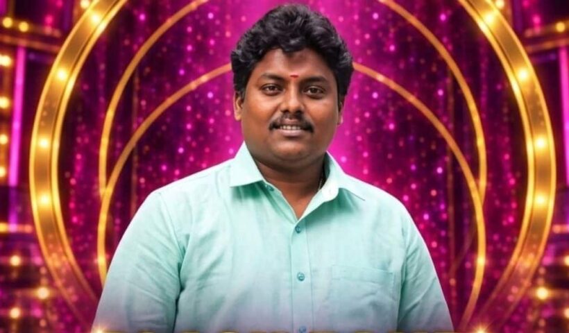 Black Pandi portrait for his Bigg Boss Tamil 10 biography