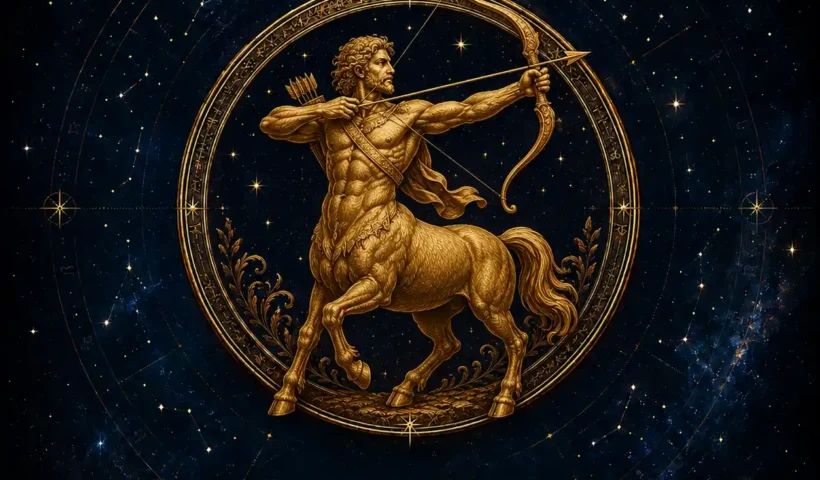 Sagittarius zodiac symbol representing Dhanu Rashi