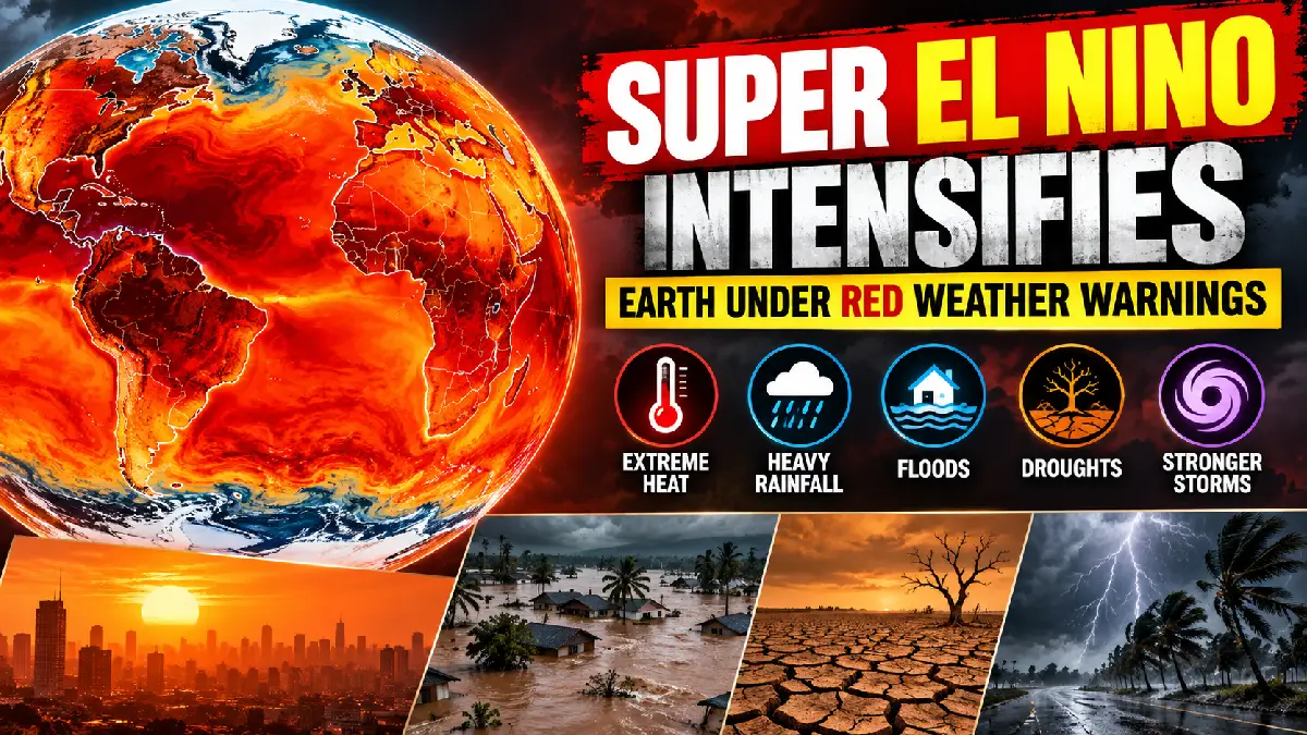 Super El Niño Intensifies: Extreme Heat, Heavy Rainfall and Flood Risks Rise Worldwide