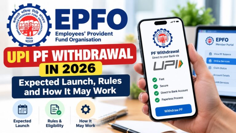 EPFO UPI PF Withdrawal in 2026: Expected Launch, Rules and How It May Work