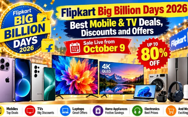 Flipkart Big Billion Days 2026: Best Mobile & TV Deals, Discounts and Offers