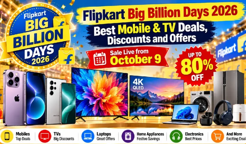 Flipkart Big Billion Days 2026: Best Mobile & TV Deals, Discounts and Offers