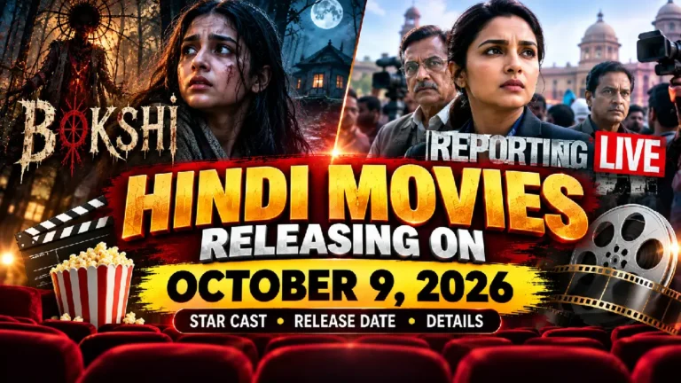Hindi Movies Releasing on October 9, 2026: Star Cast, Release Date & Details