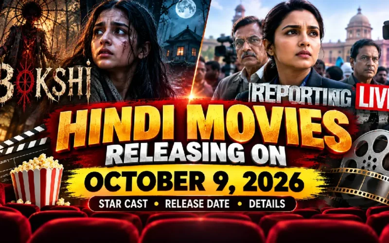 Hindi Movies Releasing on October 9, 2026: Star Cast, Release Date & Details