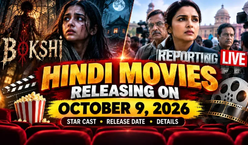 Hindi Movies Releasing on October 9, 2026: Star Cast, Release Date & Details