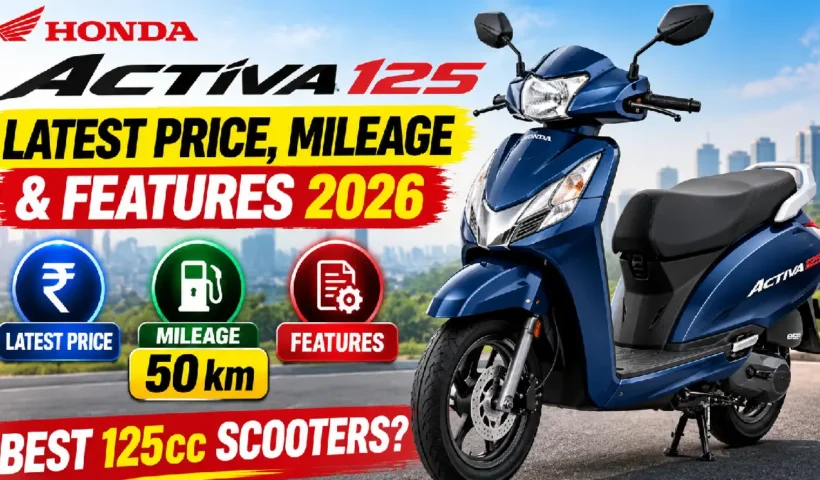 Honda Activa 125 Latest Price, Mileage 50 Km & Features 2026
