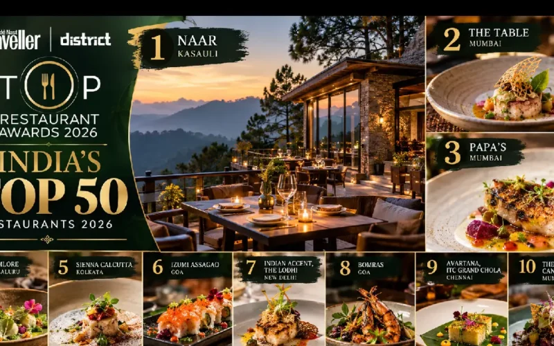 India’s Top 50 Restaurants 2026: Naar in Kasauli Takes No. 1 Spot, Bengaluru Restaurants Make Strong Showing