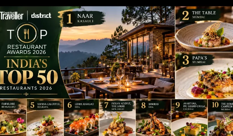 India’s Top 50 Restaurants 2026: Full List, No. 1 Restaurant & Rankings