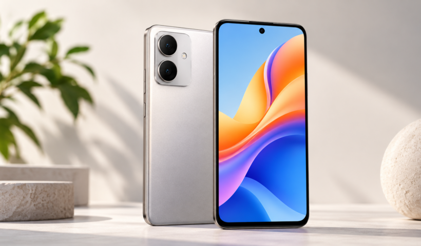 AI-generated generic smartphone product illustration; not an official Apple product photograph.