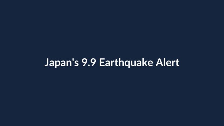 Japan’s Earthquake Alert Mistakenly Said 9.9: How Bad Would Such a Quake Be?