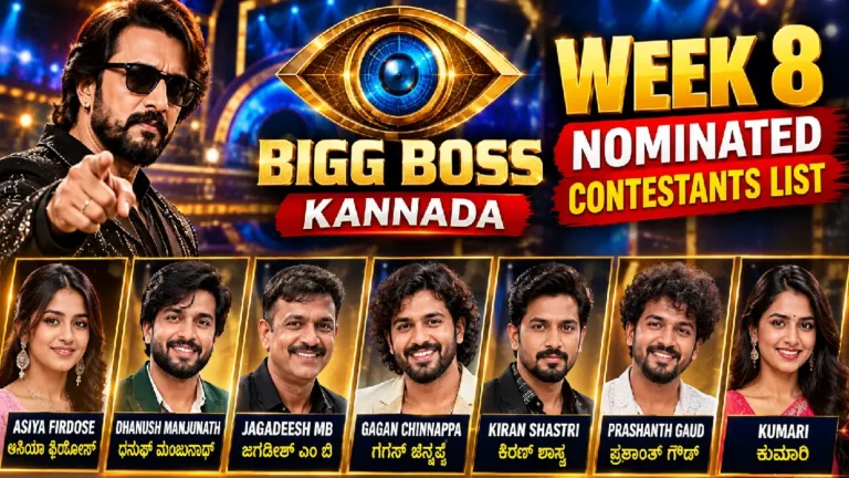 Bigg Boss Kannada 13 Week 8 Nominations: Seven Contestants Face Eviction Risk