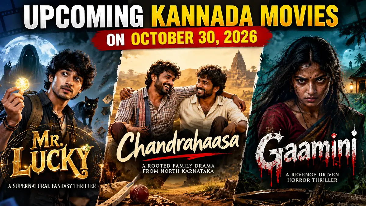 Kannada Movies Releasing on October 30, 2026: Star Cast, Release Date and Details