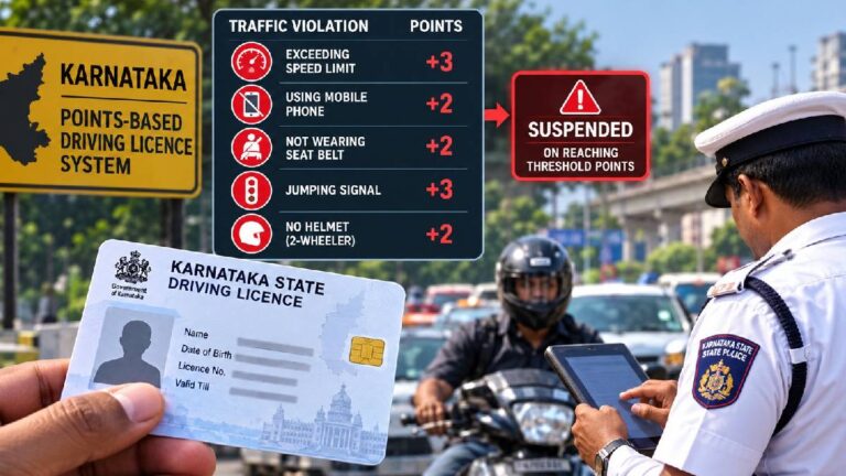 Karnataka to Introduce Points-Based Driving Licence System: Repeat Traffic Violations Could Lead to Suspension
