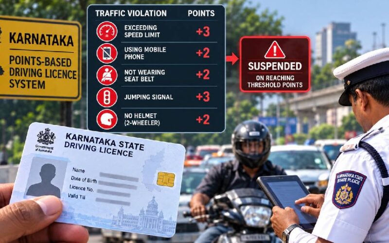 Karnataka to Introduce Points-Based Driving Licence System: Repeat Traffic Violations Could Lead to Suspension